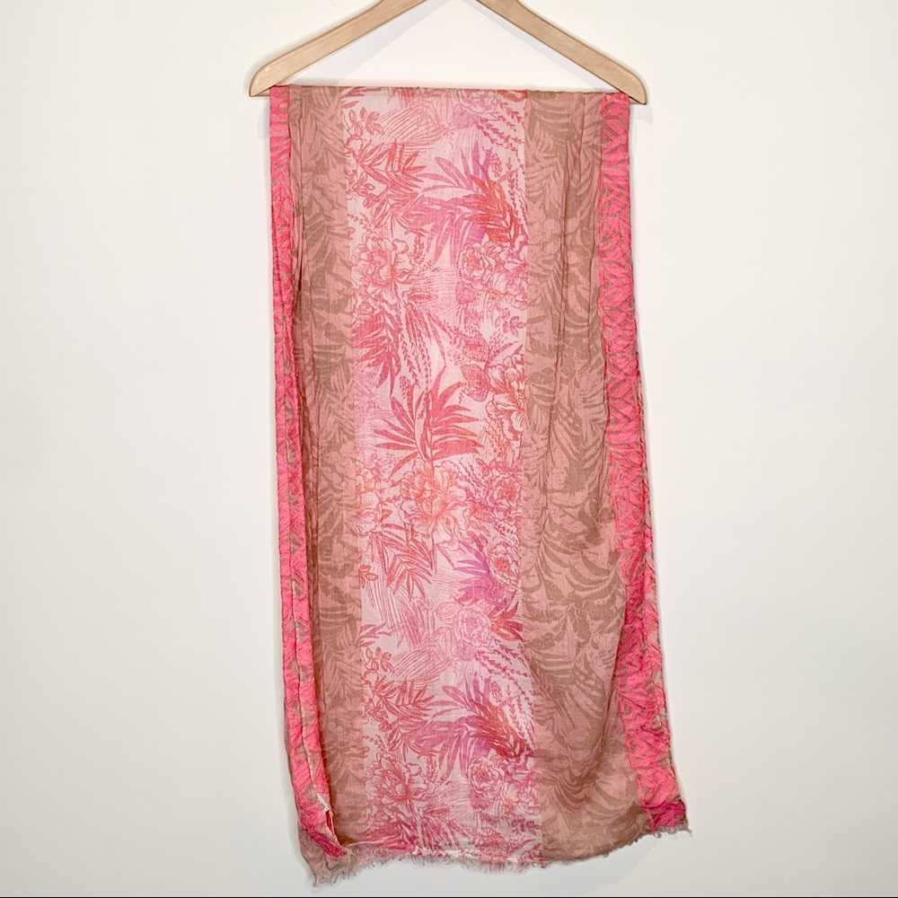 American Eagle embroidered scarf